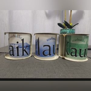 Starbucks City Mug Collector's Series Waikiki, Maui, Kauai